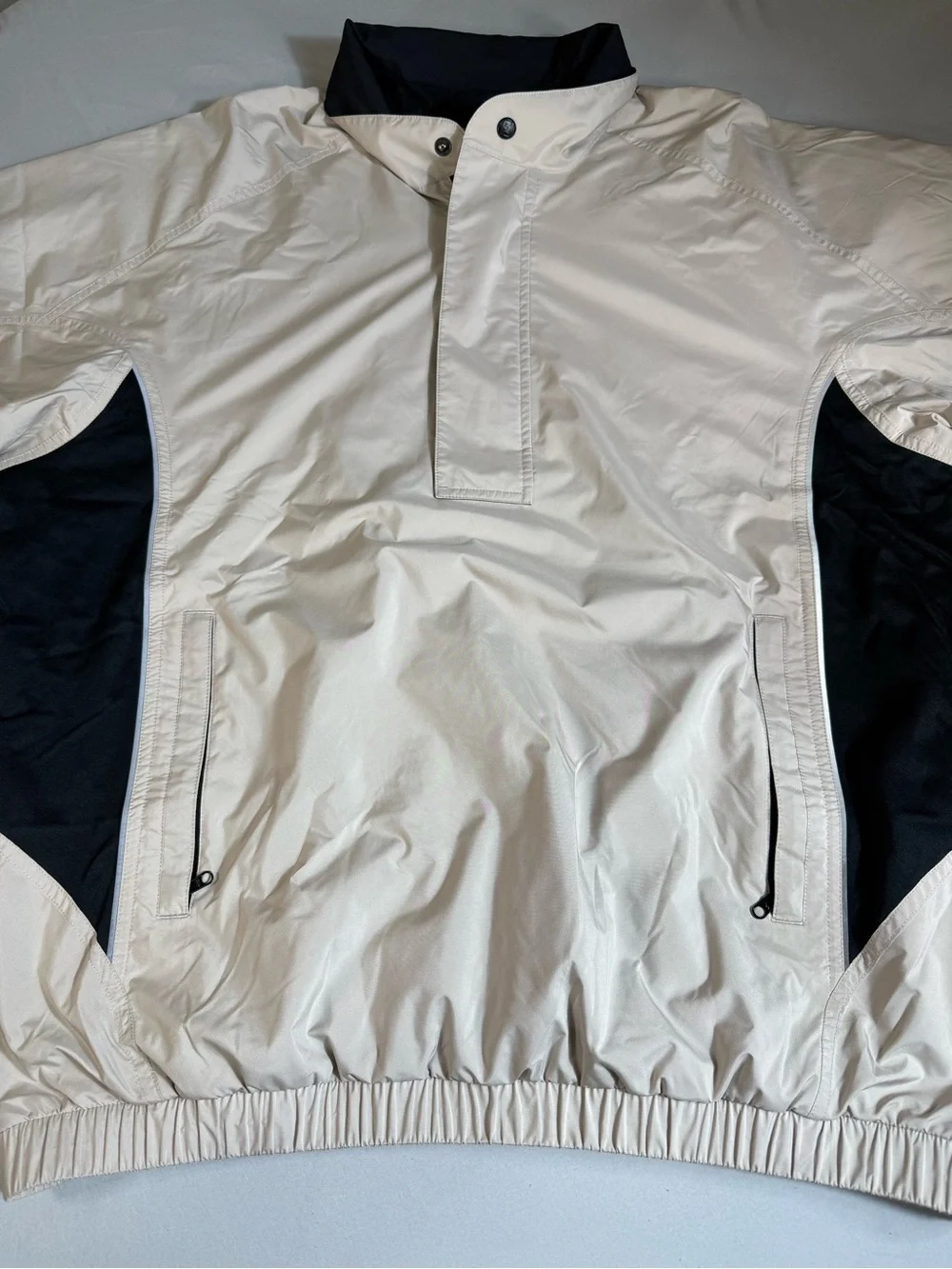FootJoy DryJoys Golf Rain Pullover Mens L Waterproof Wind Short Sleeve - Picture 5 of 10